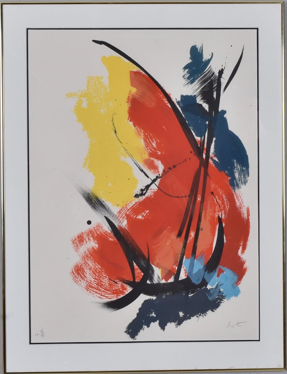 JEAN MIOTTE. Färglitografi.