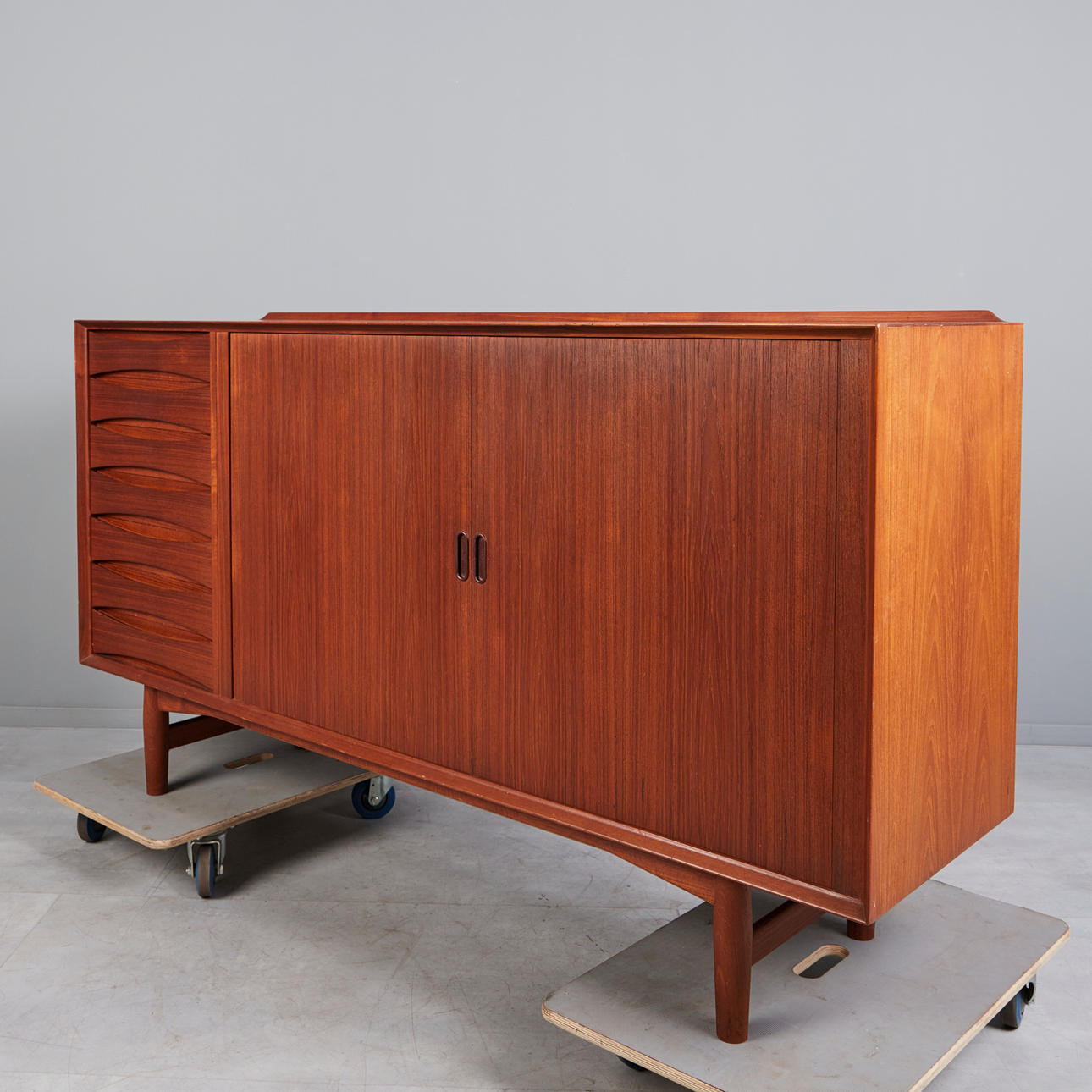 ARNE VODDER. Sibast, highboard, model '63', teak, 1960'erne, Danmark.