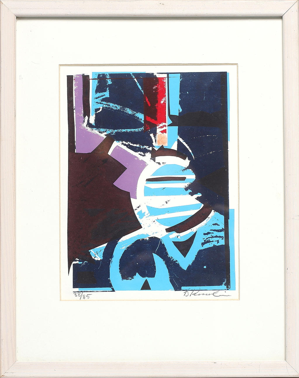 BERNT KUMLIN. Litografi, signerad och numrerad 38/85.