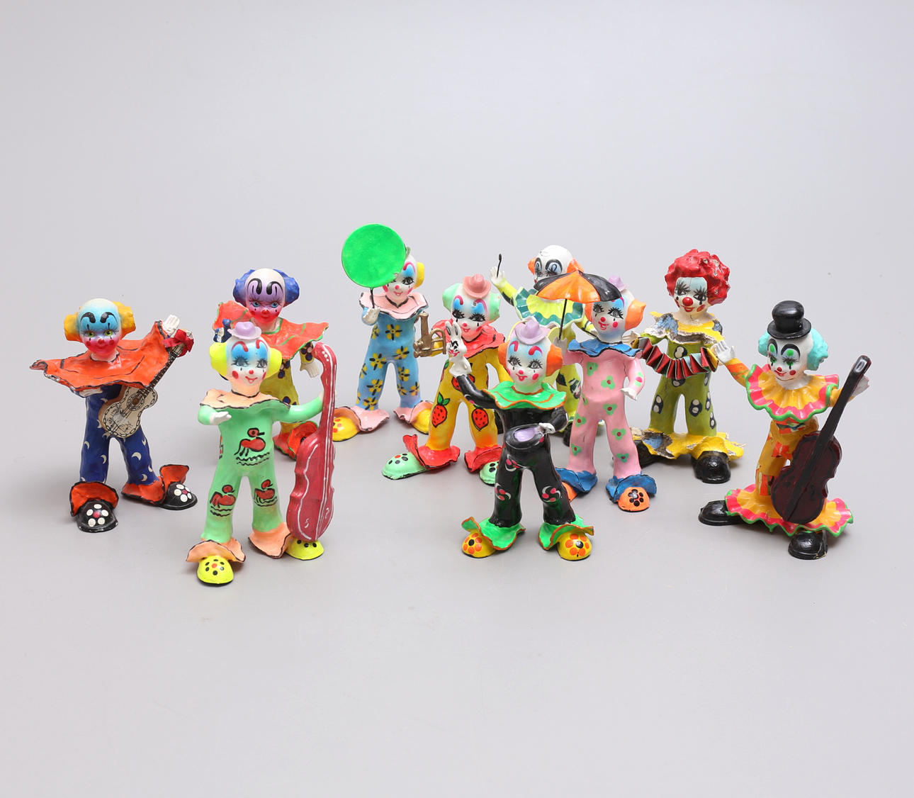 KLOVNE, 10 stk., 1970'erne.