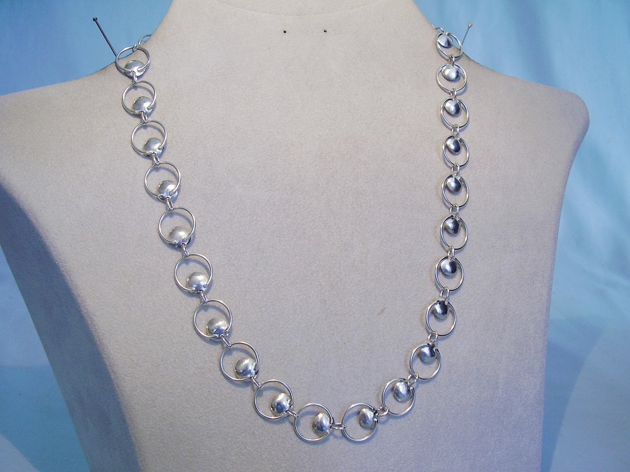 HALSBAND BAUHAUS ERA silver 800.