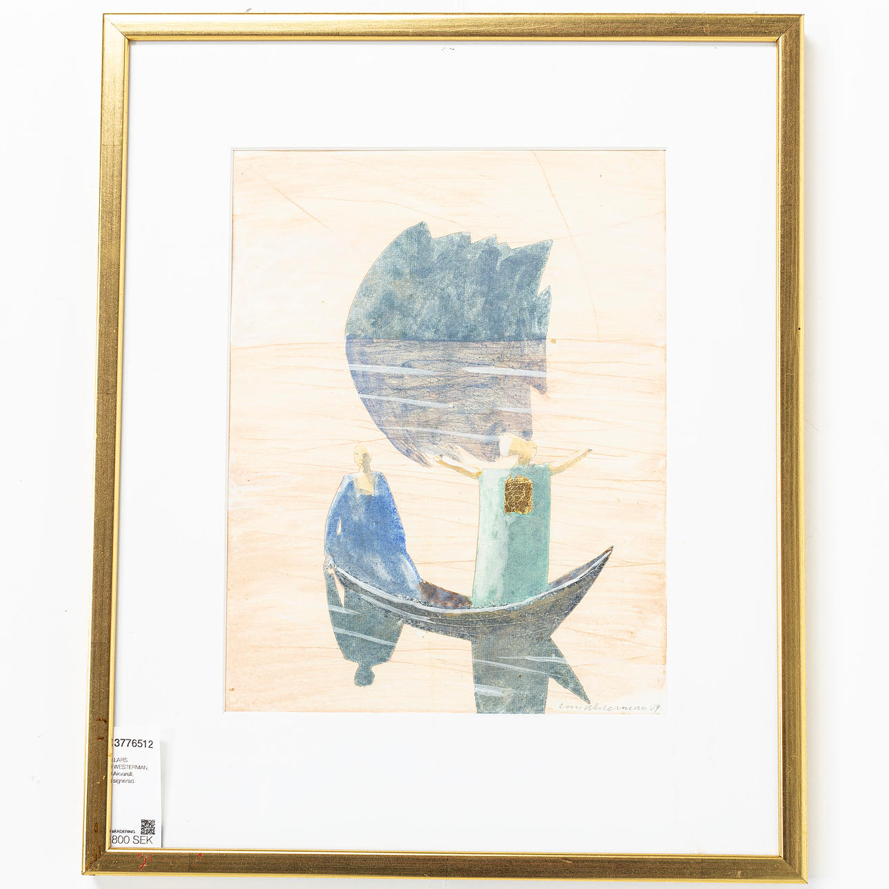 LARS WESTERMAN, Watercolour, signed.