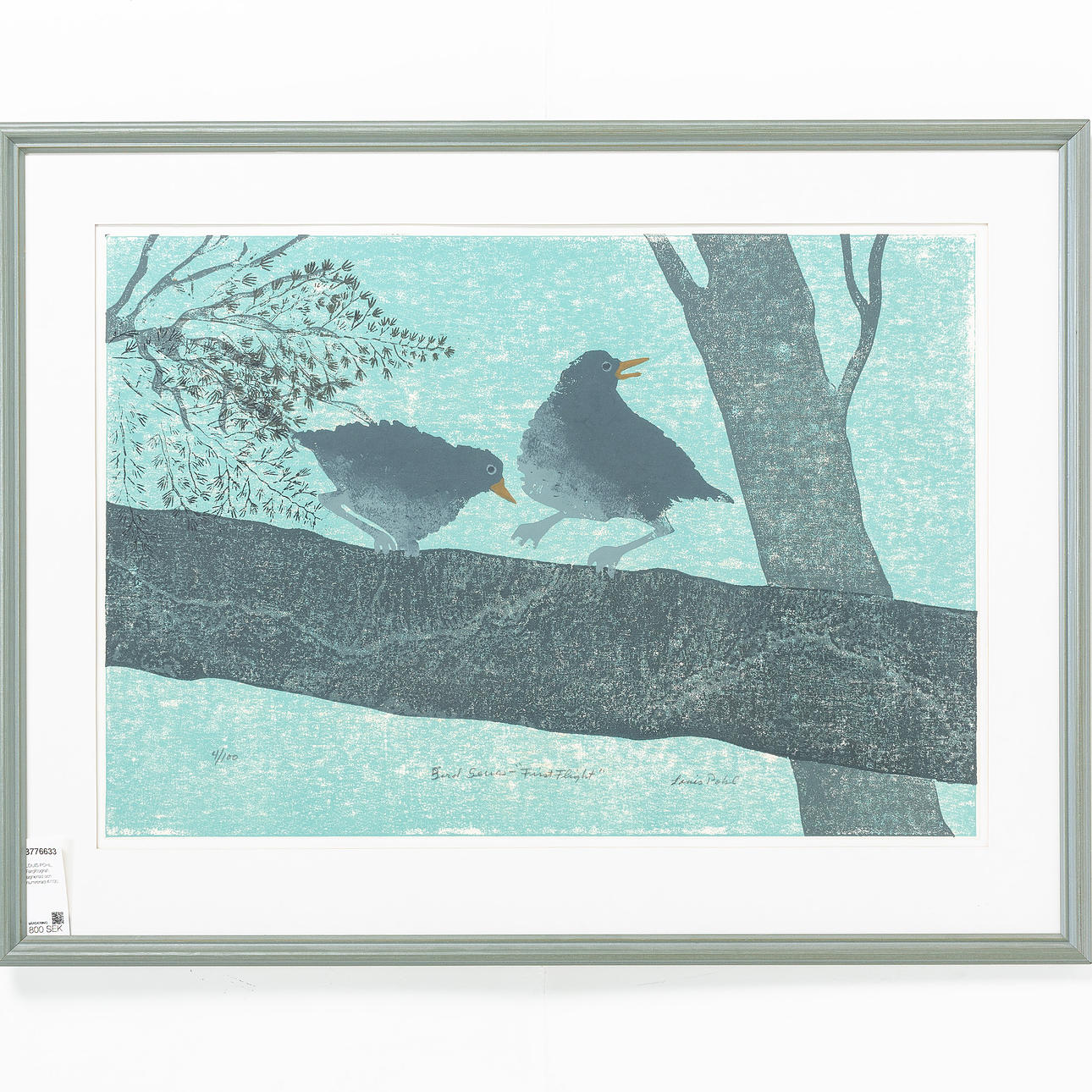 LOUIS POHL, Lithograph in colours, signed and numbered 4/100.