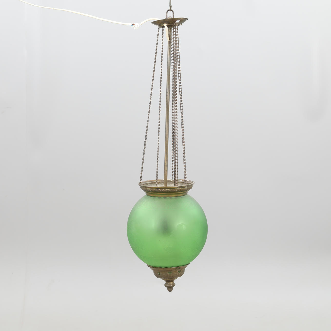 MOONLIGHT LAMPE, glas og metal, elektrificeret.