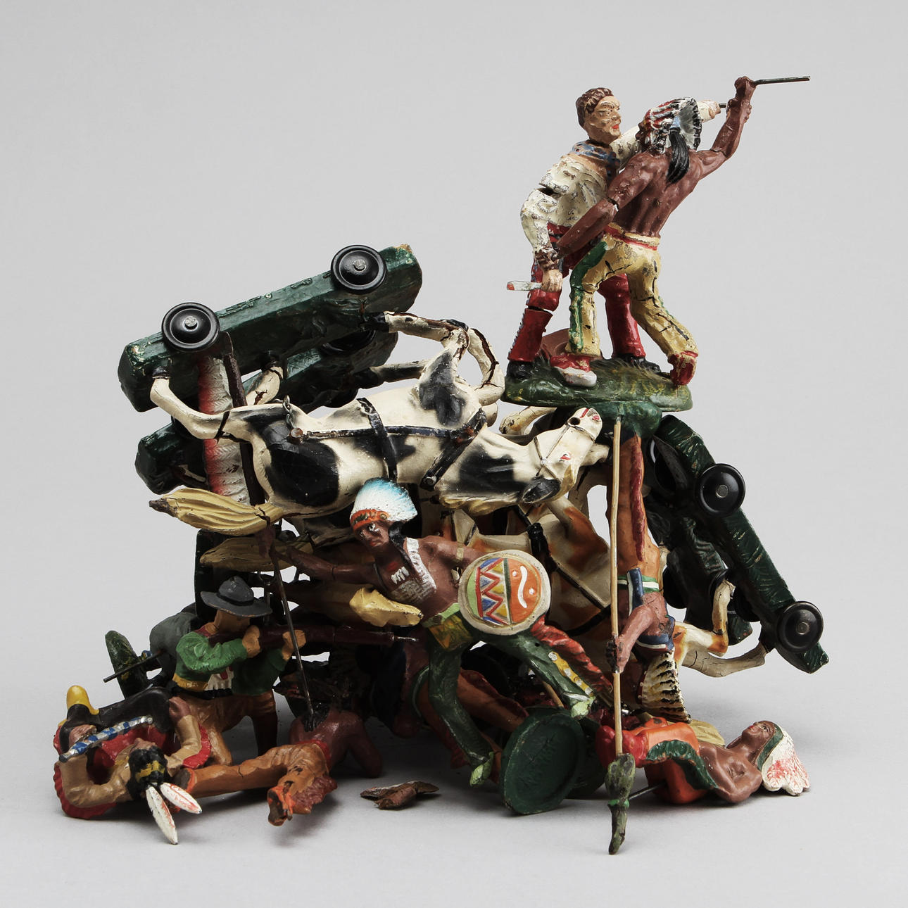 LEKSAKER, 16 st, bl.a. Elastolin, Tyskland.