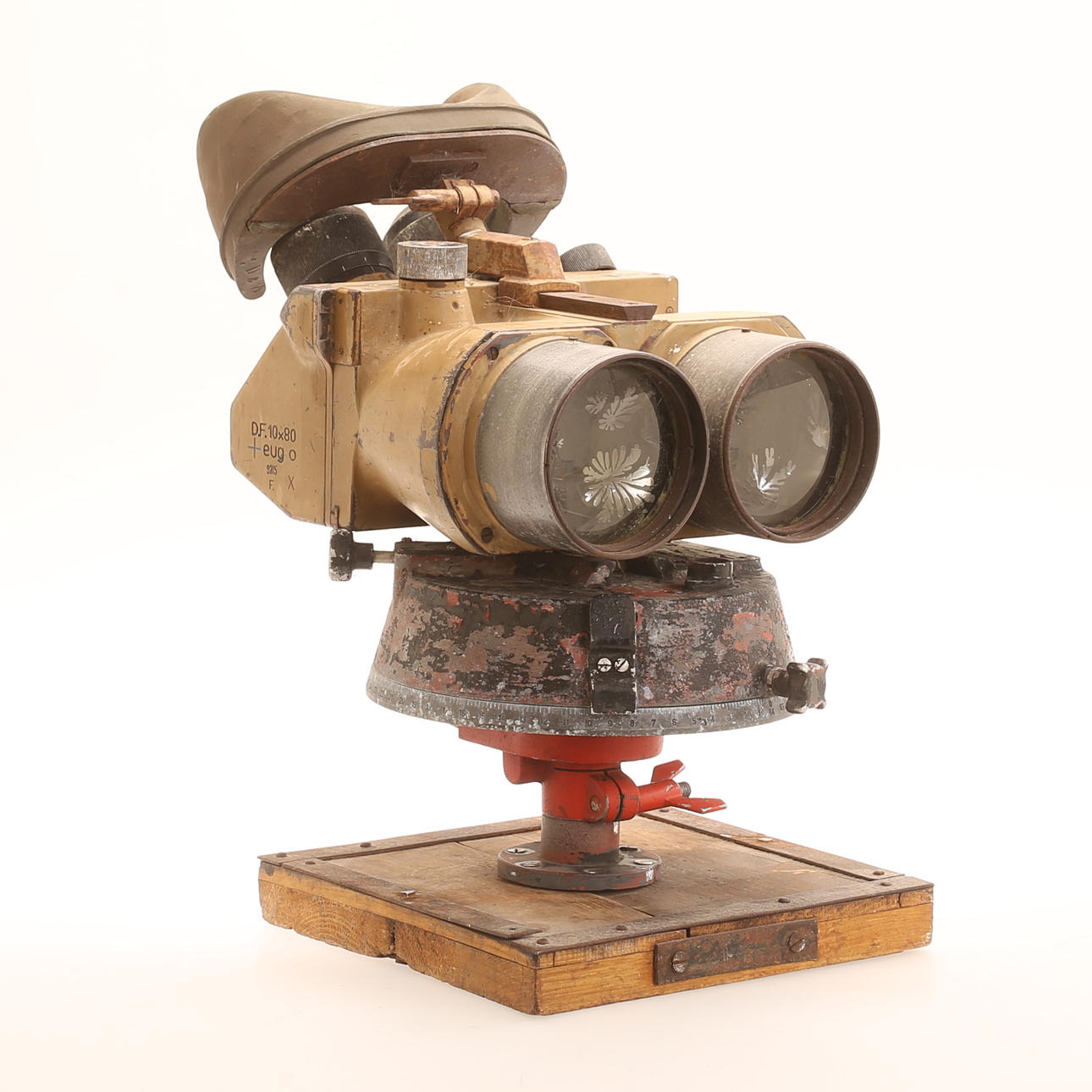 BINOCULARS, Doppelfernrohr 10x80. Germany, 1940s.