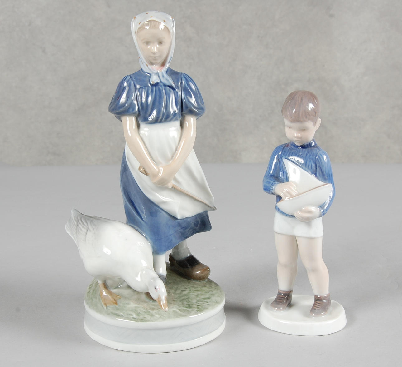 FIGURINER, 2 delar, Royal Copenhagen, Bing & Gröndahl.