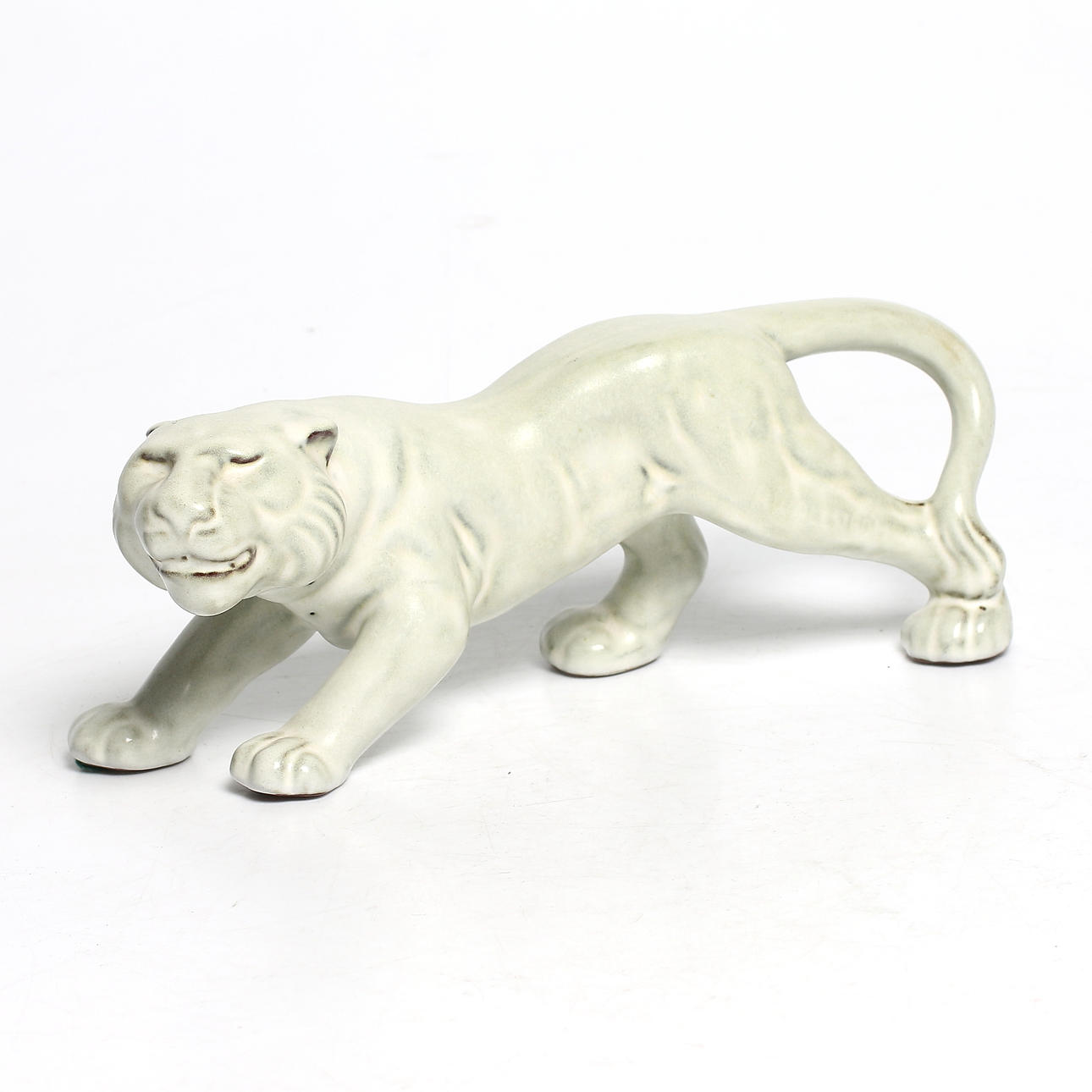 SKULPTUR, stengods, lejon, Ruben Wallström, Gefle Porslinsfabrik, 1900-tal.