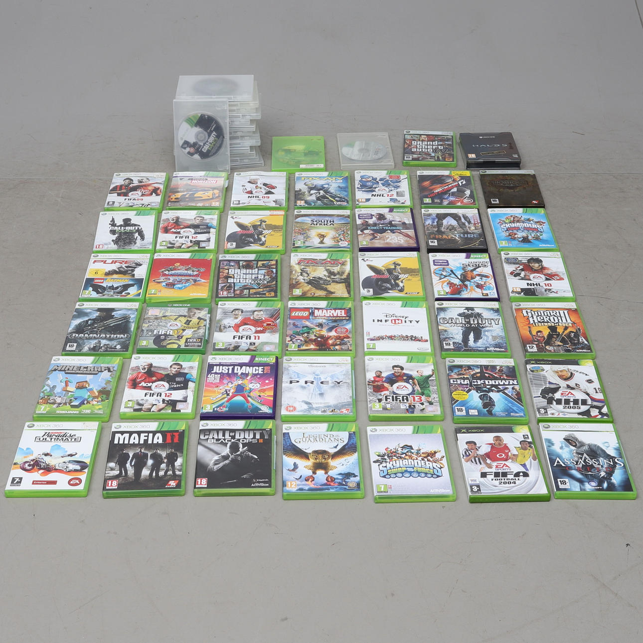 PARTY GAMES, mostly Xbox 360.