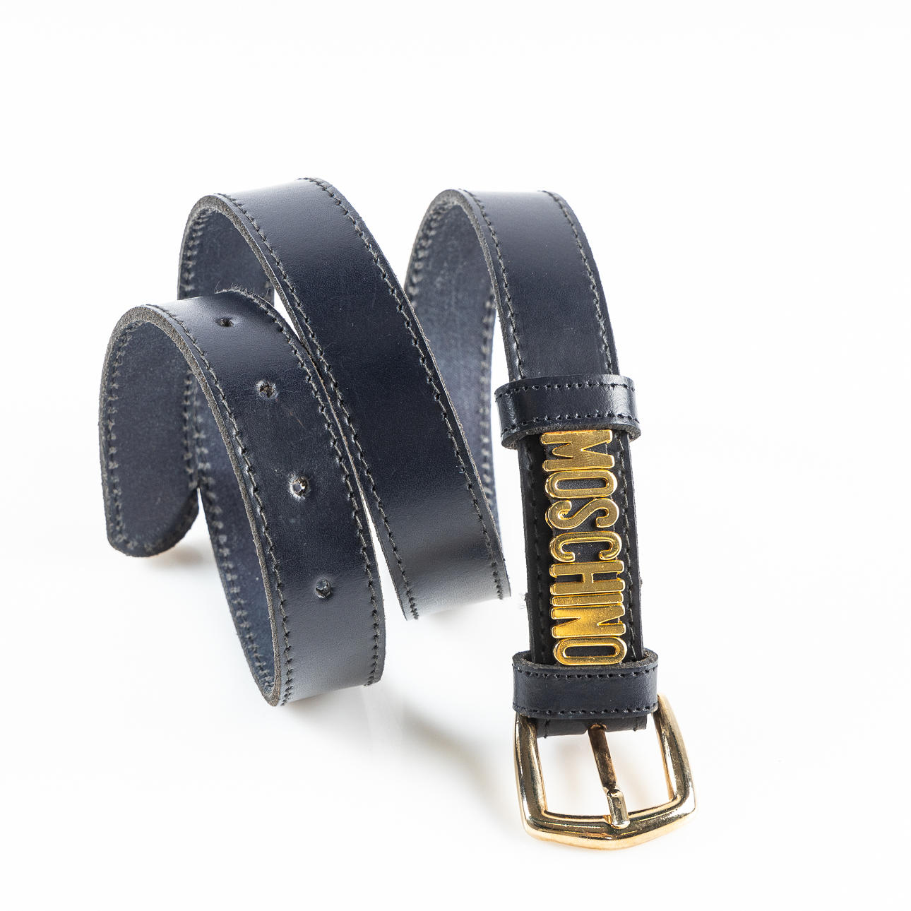 MOSCHINO, cinturón vintage de los 80.