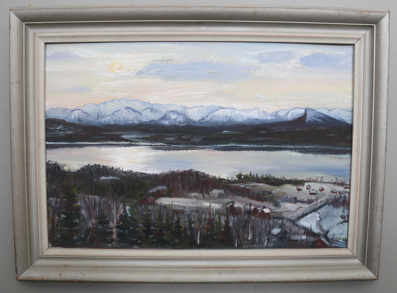 IDUN LOVÉN. Olja på duk, signerad och daterad 1945.