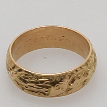 RING, 18k i gulguld, läkarring, vikt 8,87 gram.