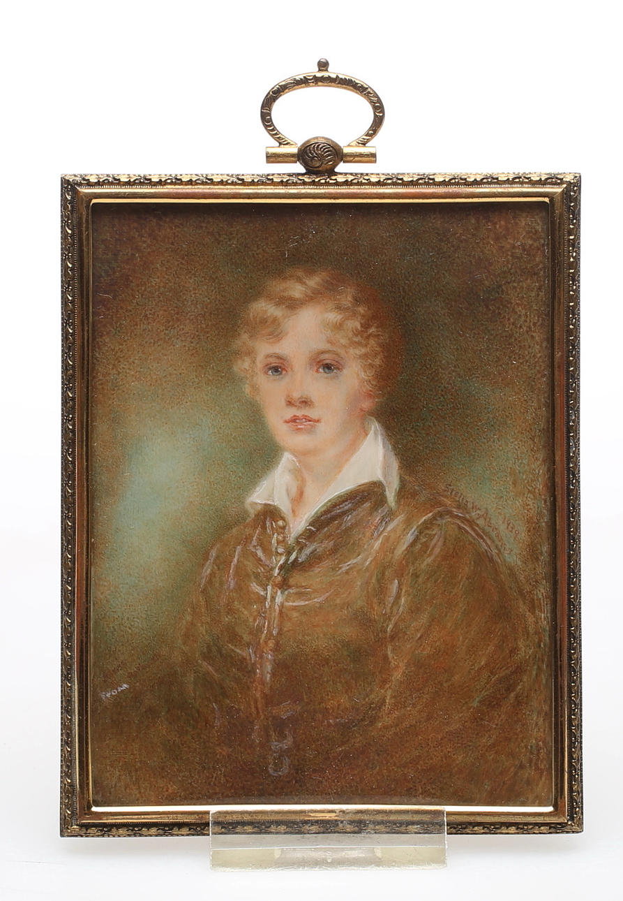 UNBEKANNTER MALER. Portrait, um 1939.