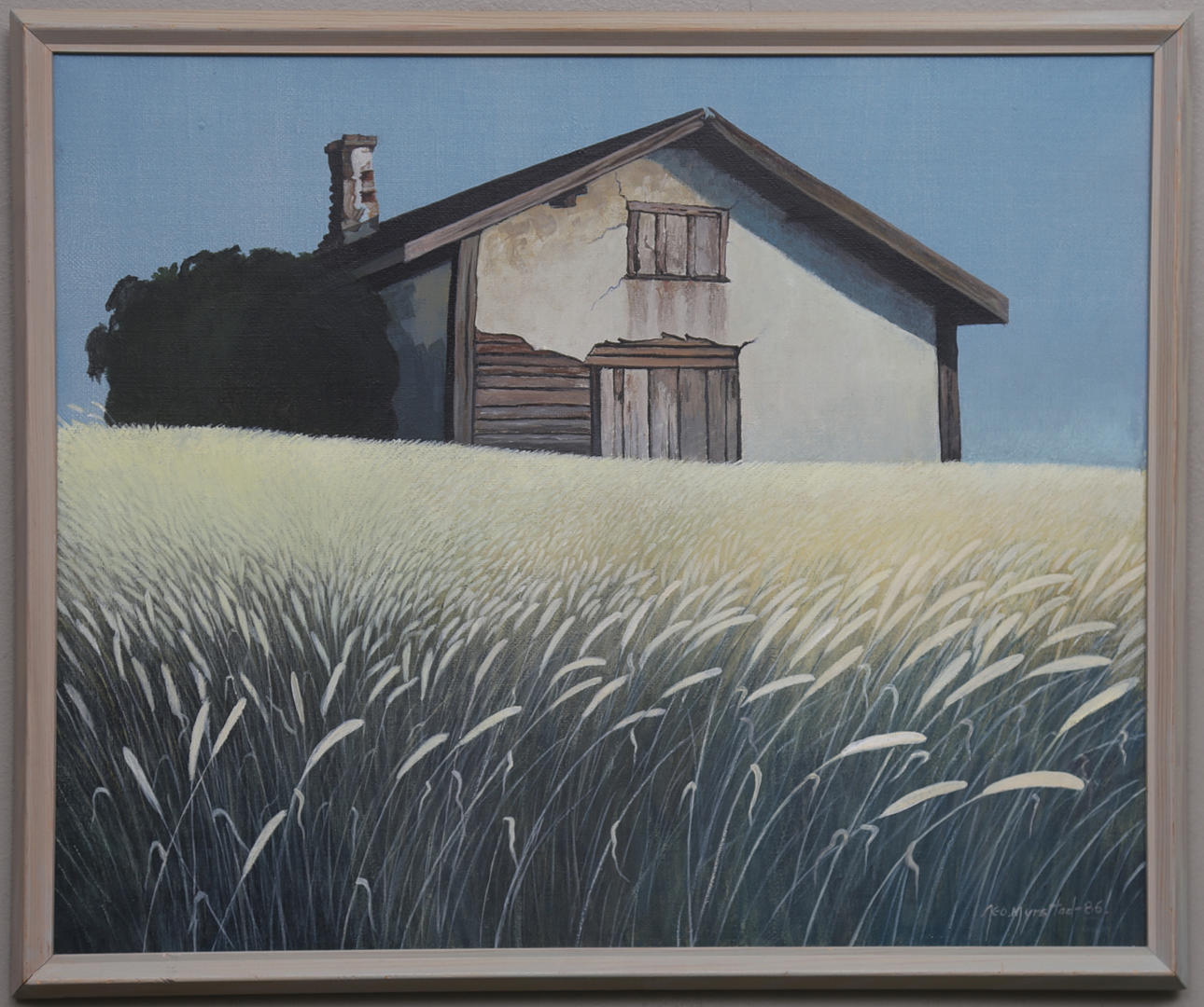 KARL-OTTO MYRSTAD. Olja på duk, signerad och datera -86.