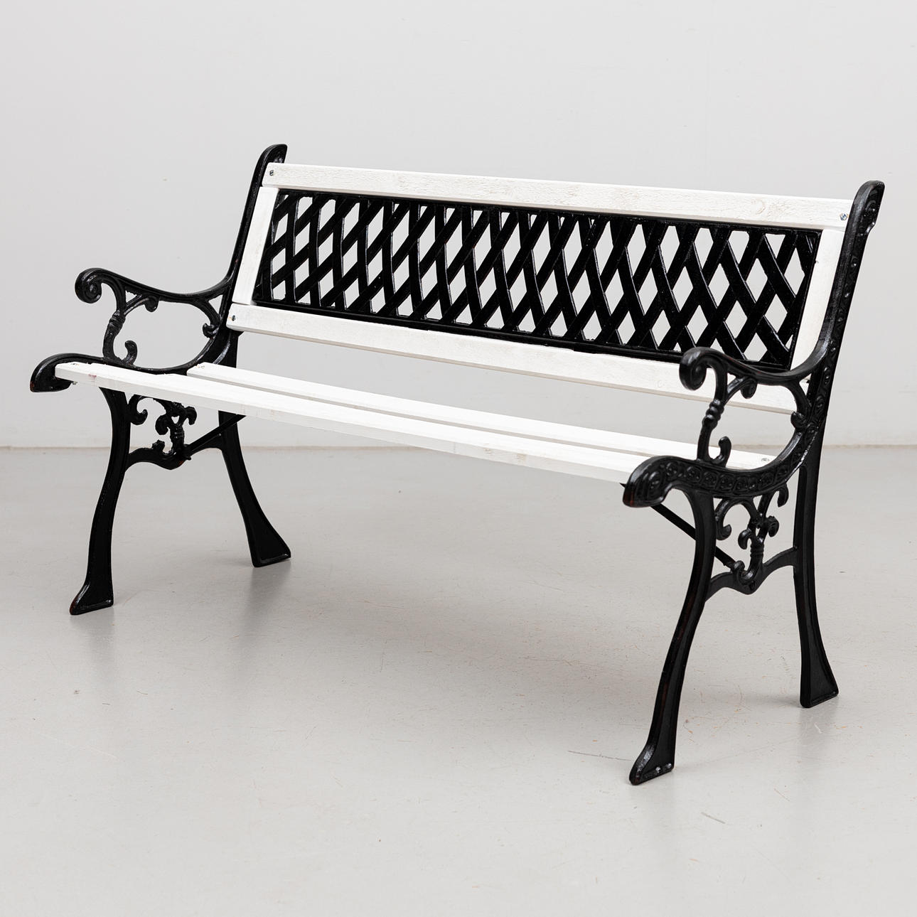 TRÄDGÅRDSSOFFA, trä och metall, 1900/2000-tal.