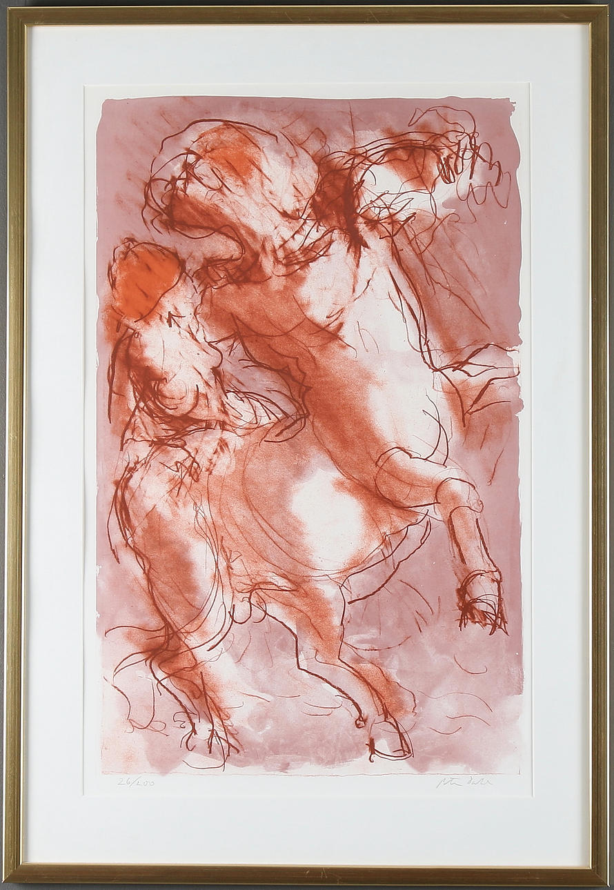 PETER DAHL. Kentauren, färglitografi, signerad och numrerad 26/200.