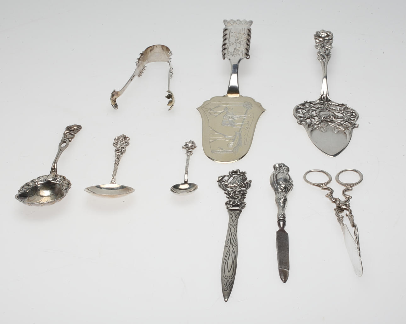 SILVER, 9 delar, 1900-tal.