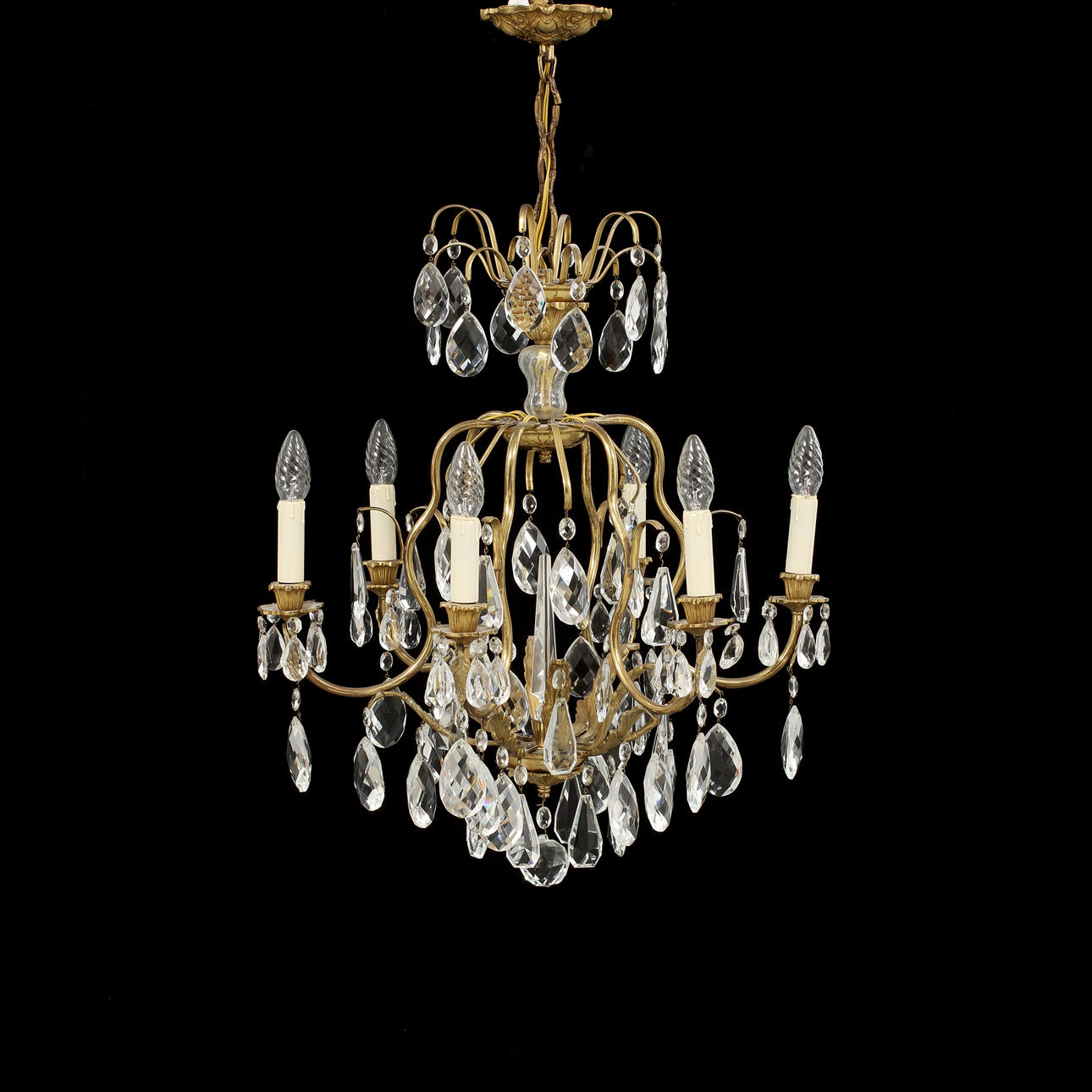 LJUSKRONA, 1900-tal, höjd 75 cm.