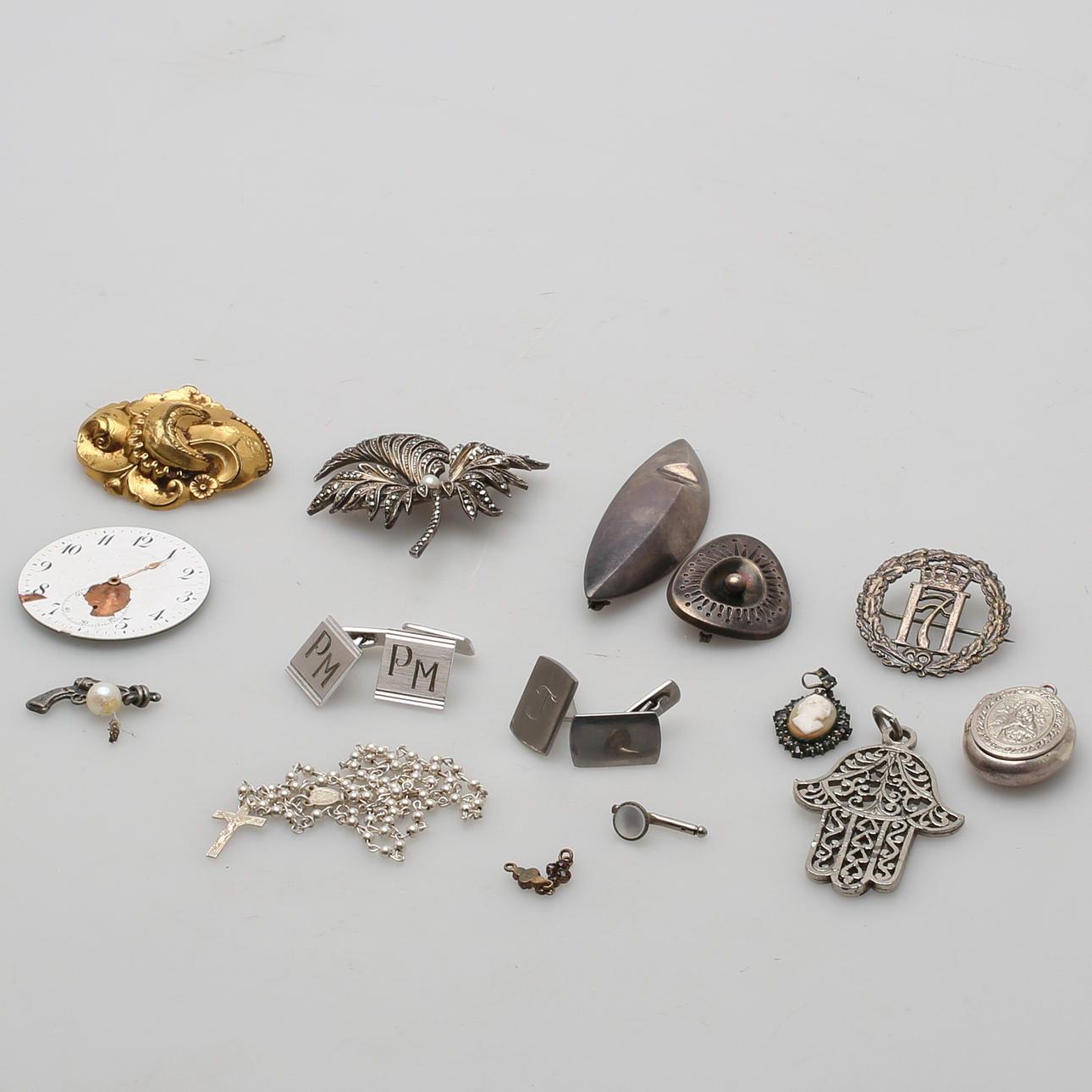 BIJOUTERIER, mm, delvis silver.