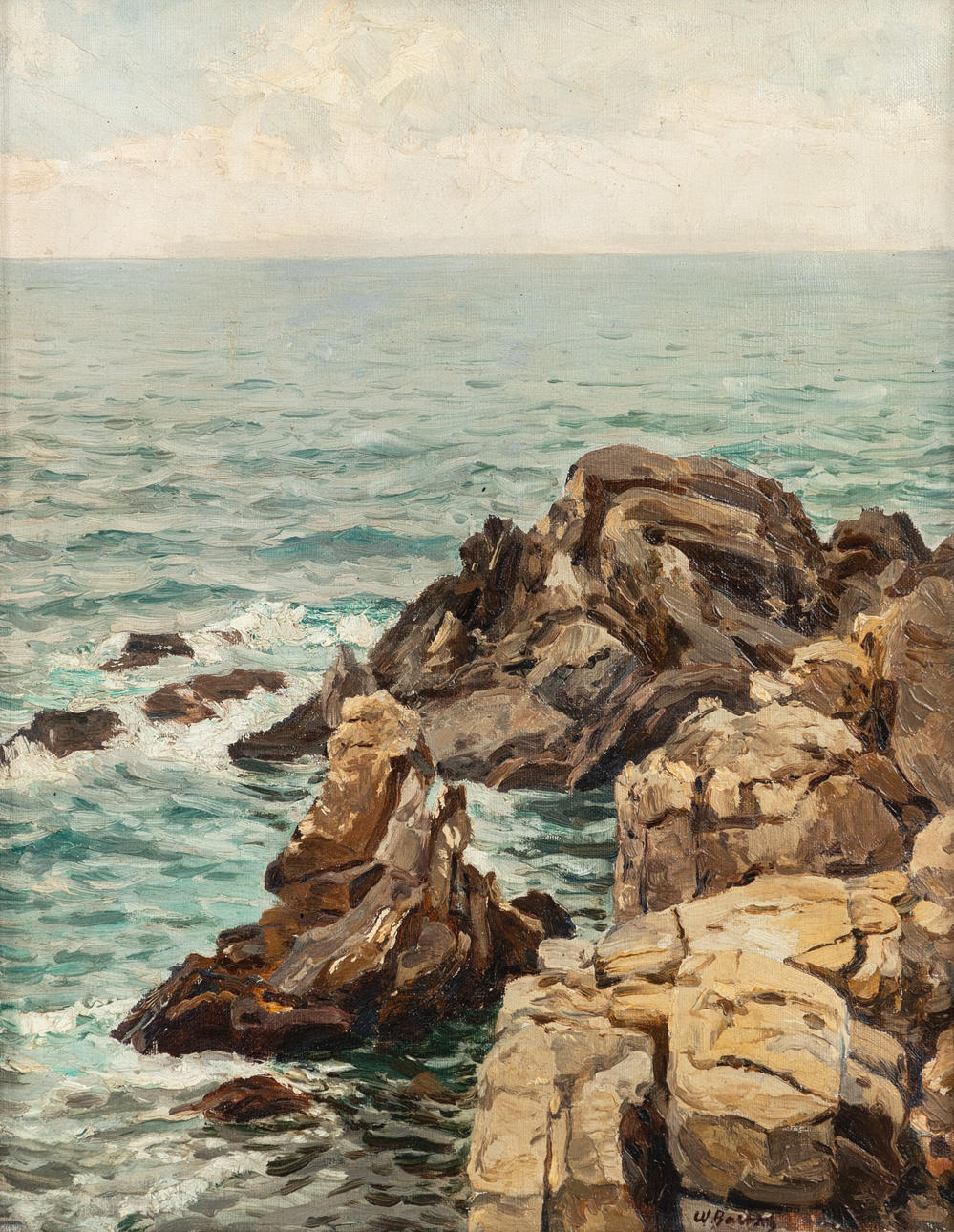 WILHELM BARTSCH (1871–1953). Rocksurf.
