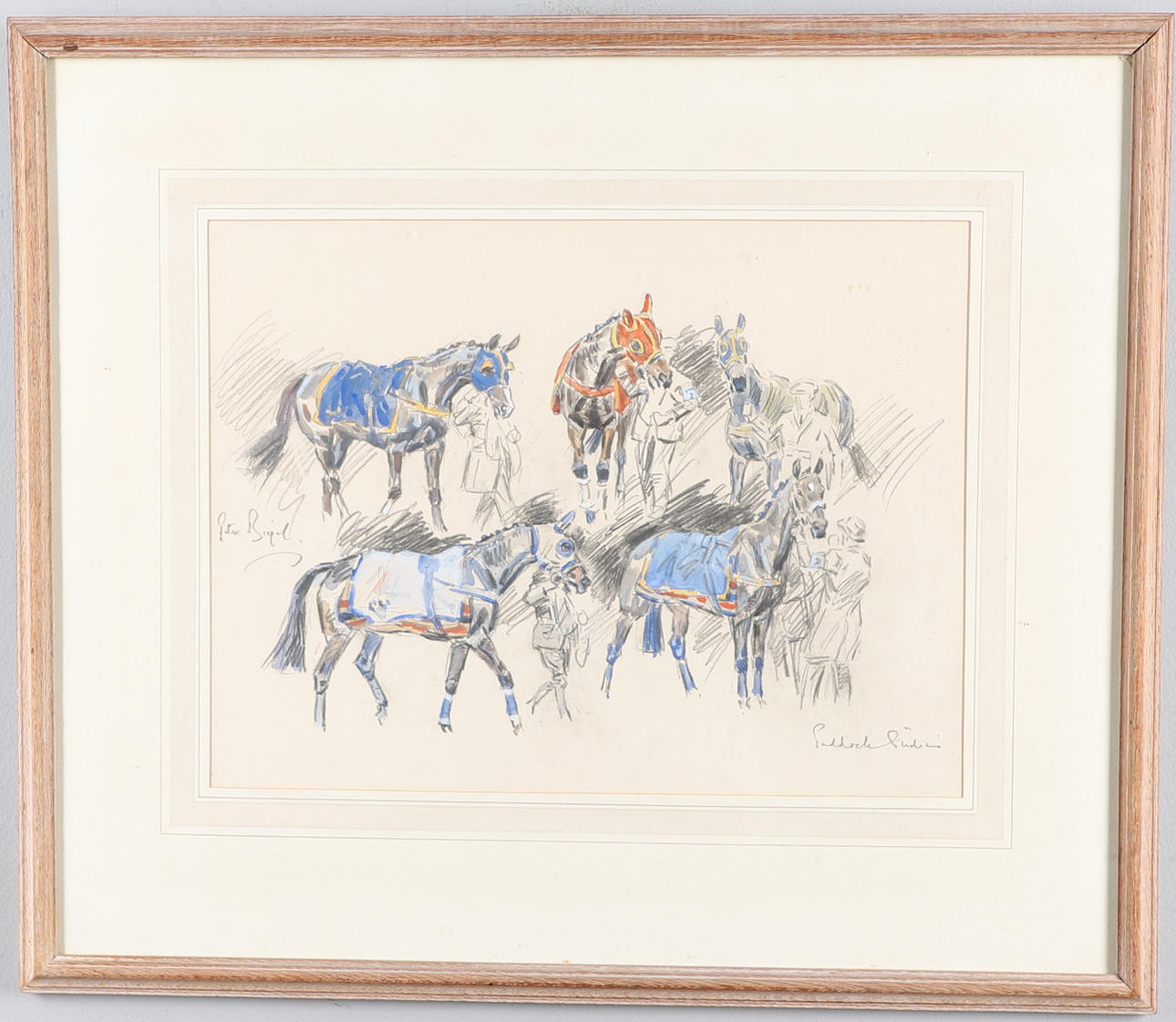 PETER BIEGEL (1913-1988). PADDOCK STUDIES.