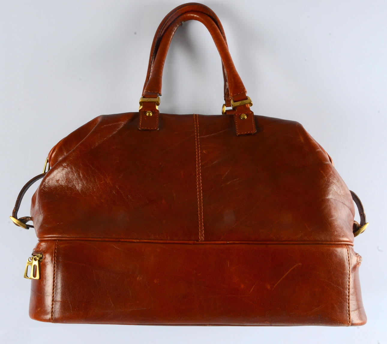 LÄDERVÄSKA, weekendbag.