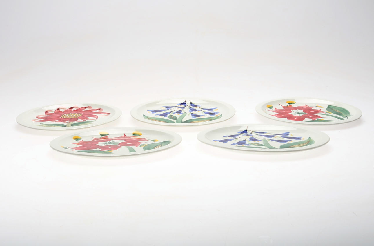 ASSIETTER, 5 delar, Allegro, Stig Linberg, Gustavsberg.