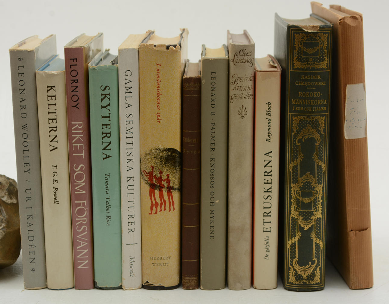 Samlade böcker antik historia. 12 Volymer.