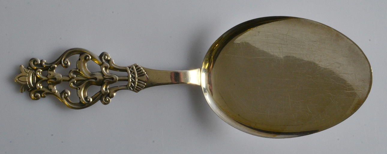 BAKELSESPADE, silver, Bröderna Mylius, Norge.