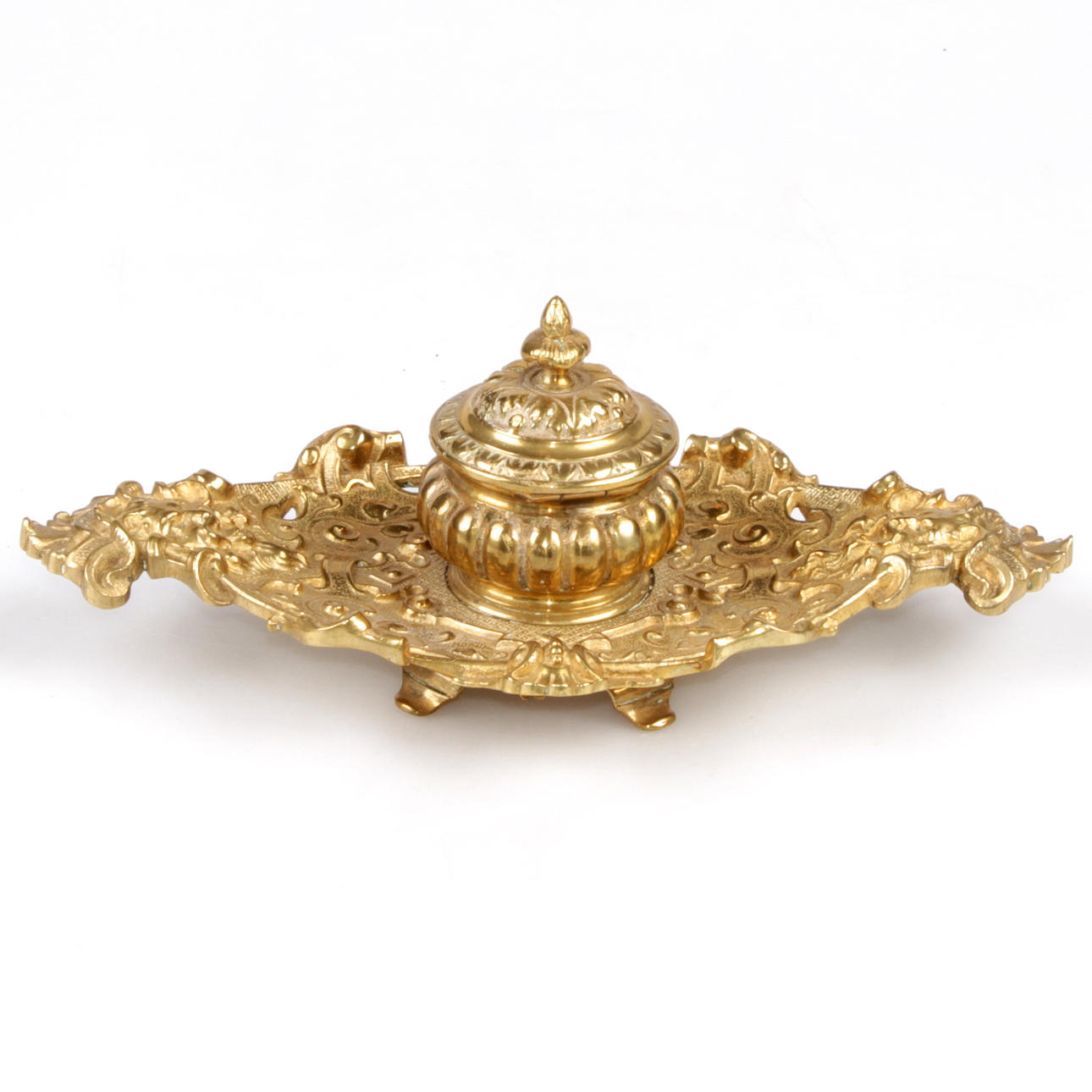 BLÄCKSTÄLL, gulmetall, rokokostil, 1900-tal.