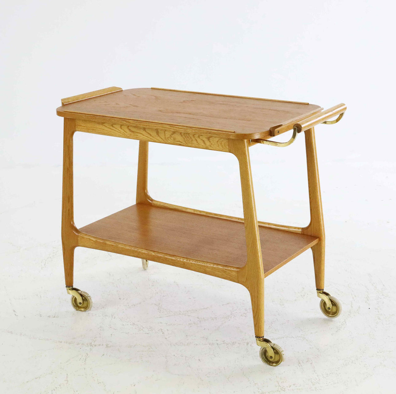 A Swedish Modern serving trolley, mid 20th century.
