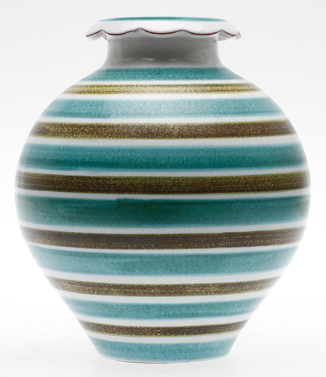 VAS, fajans, Stig Lindberg, Gustavsbergs studio, sign.