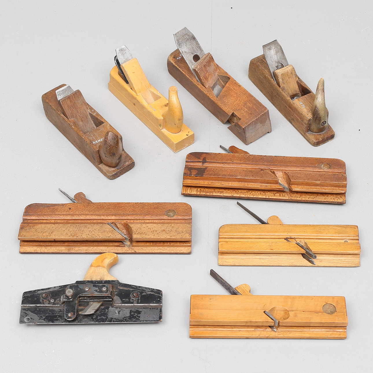 HYVLAR, 9 st, Wüster & Co, Erik Anton Berg Eskilstuna, 1800/1900-tal.