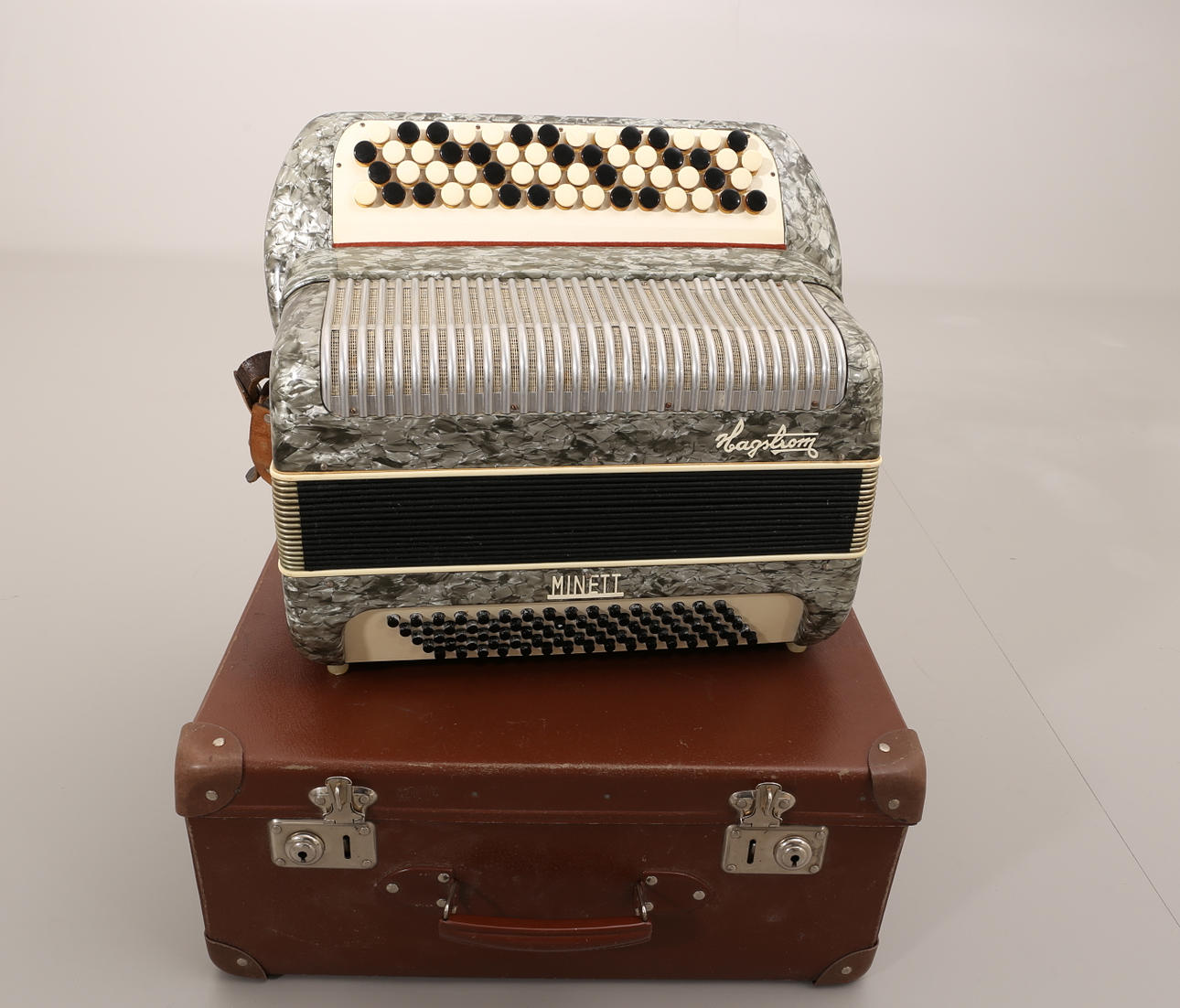 DRAGSPEL med väska, Minett, Hagström .