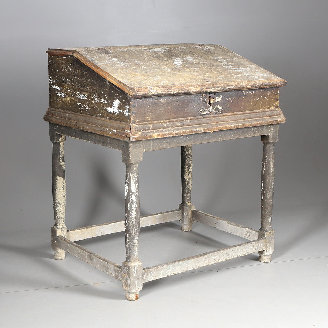 SKRIVPULPET, trä, troligen 1800-talets första hälft.