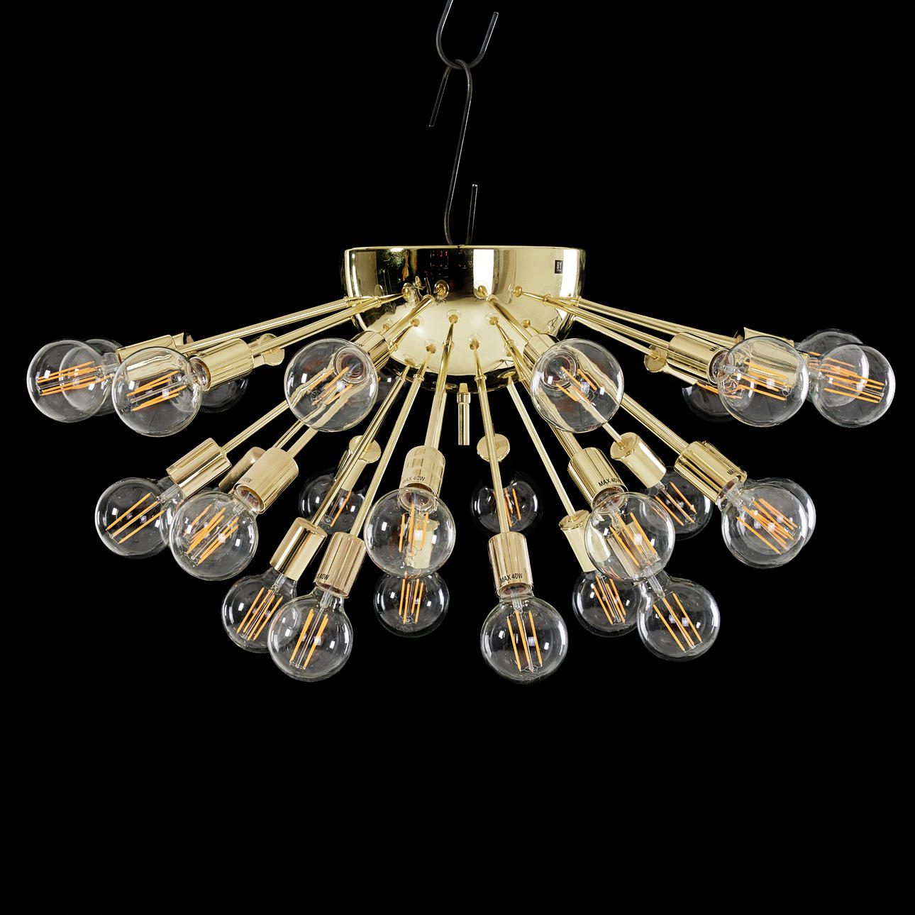 ANDERS ERIKSSON. Taklampa, "Sunshine", mässing.