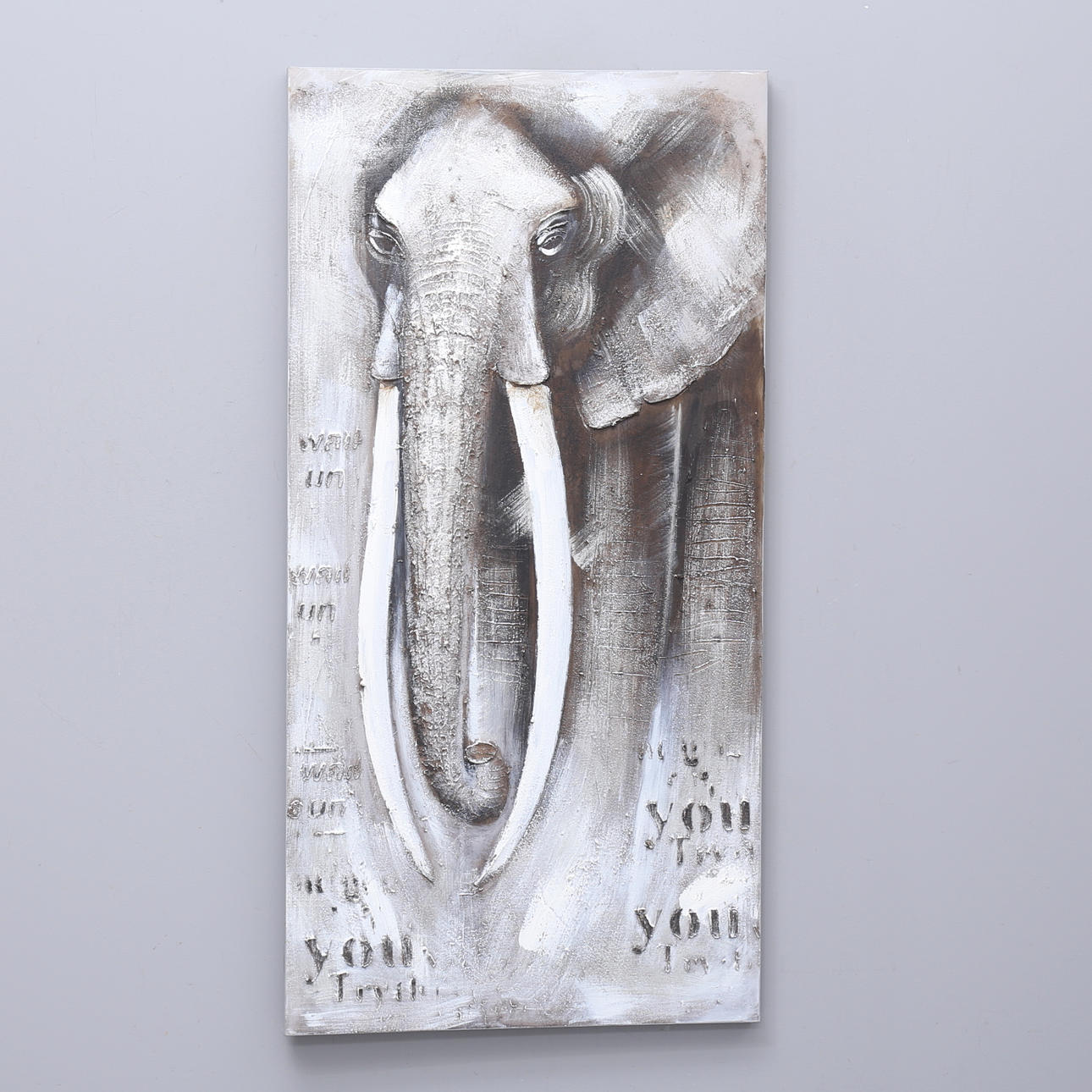 CANVAS-TAULU, Elefantti, nykyaikainen.