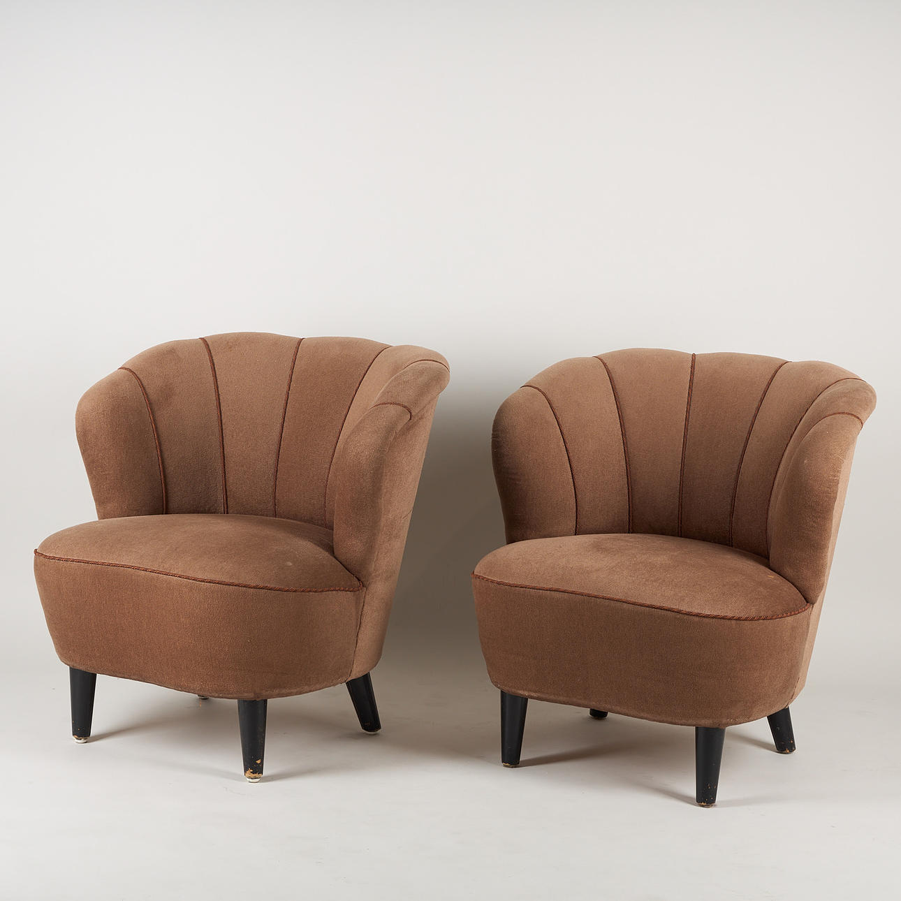 TWO ARMCHAIRS, “Elisabeth”, Asko 1950s.
