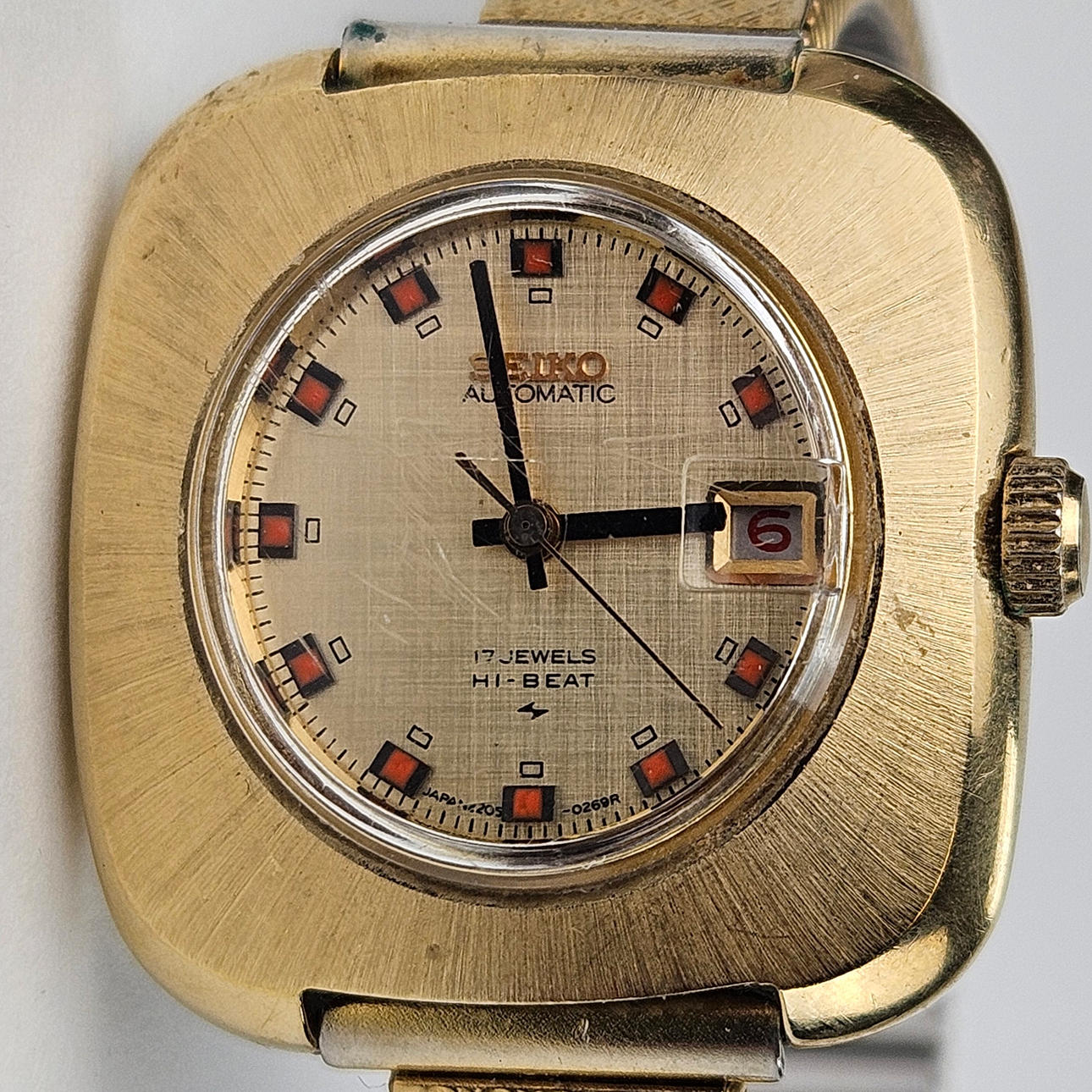 SEIKO. Wristwatch, steel, Hi-beat, automatic.