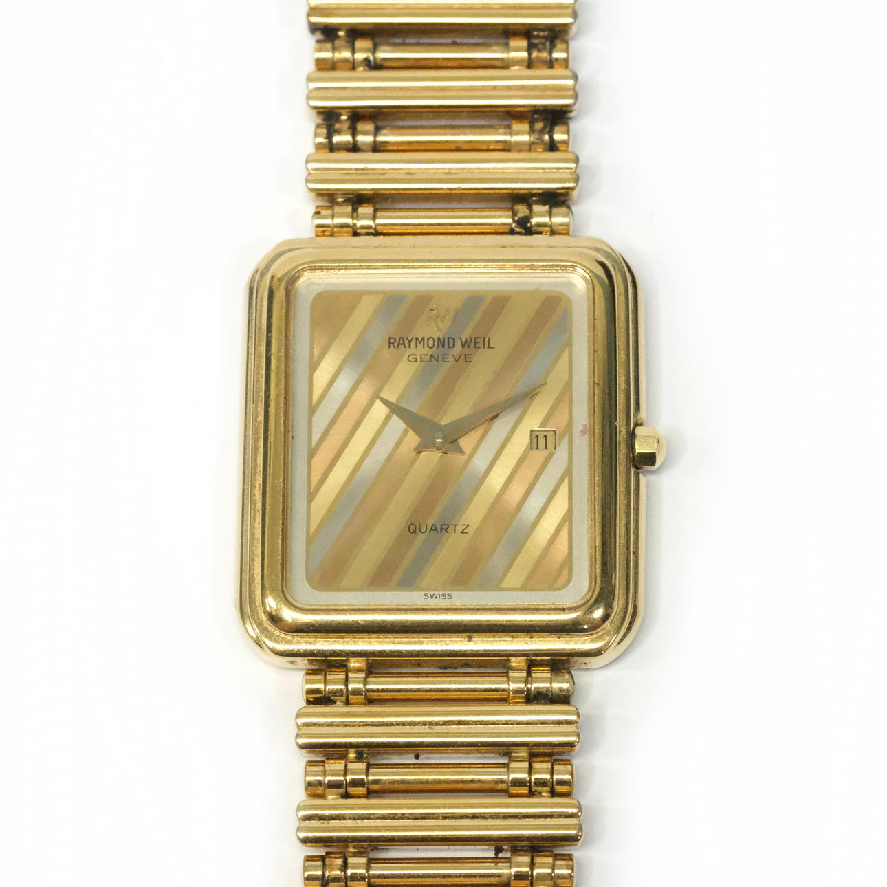RAYMOND WEIL, GOLD PLATED WRISTWATCH.