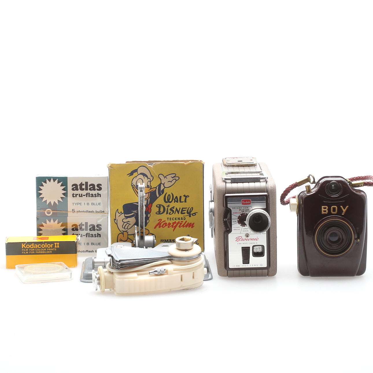 PARTI, Kamerautrustning, KODAK, 1900-talets mitt.