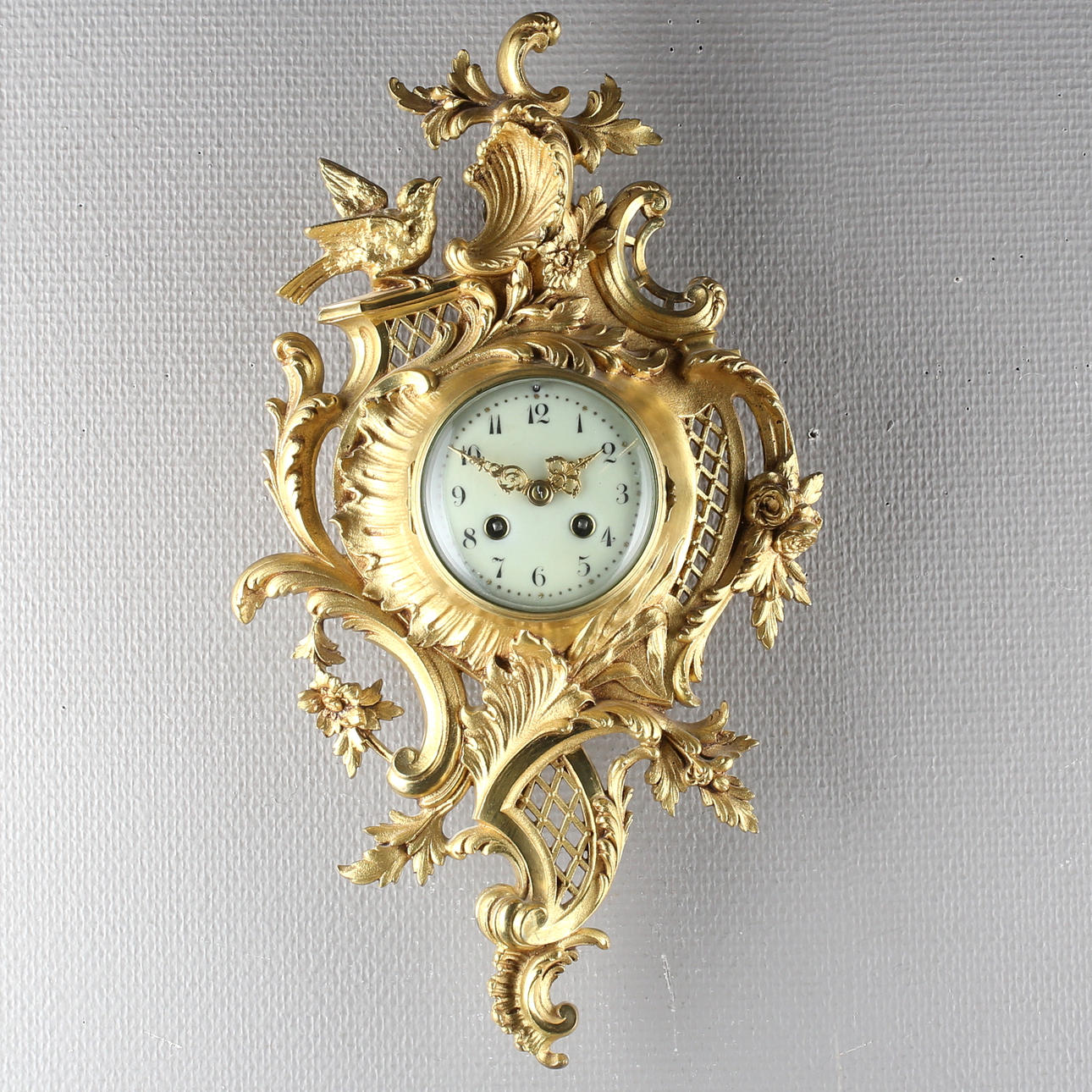 VÄGGPENDYL, Metall , Japy Freres & Co, Frankrike, 1900-tal.