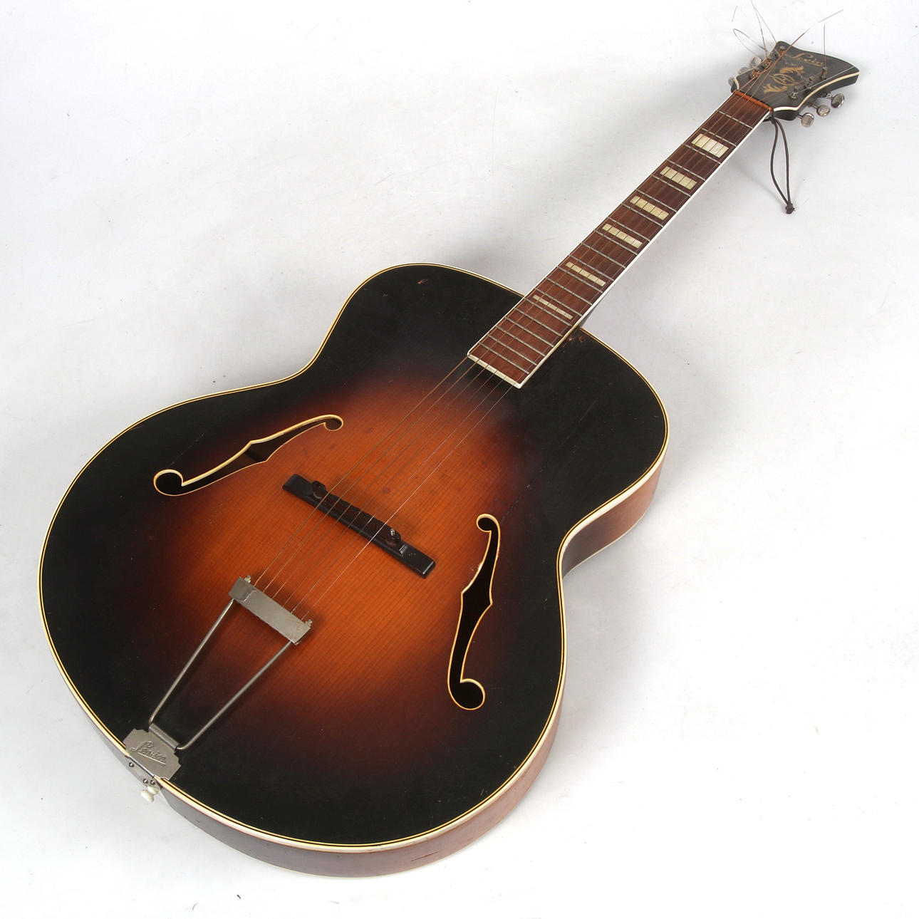 A Levin acoustic guitar, model 4 Orchestra, Herman Carlson, 1950 ...