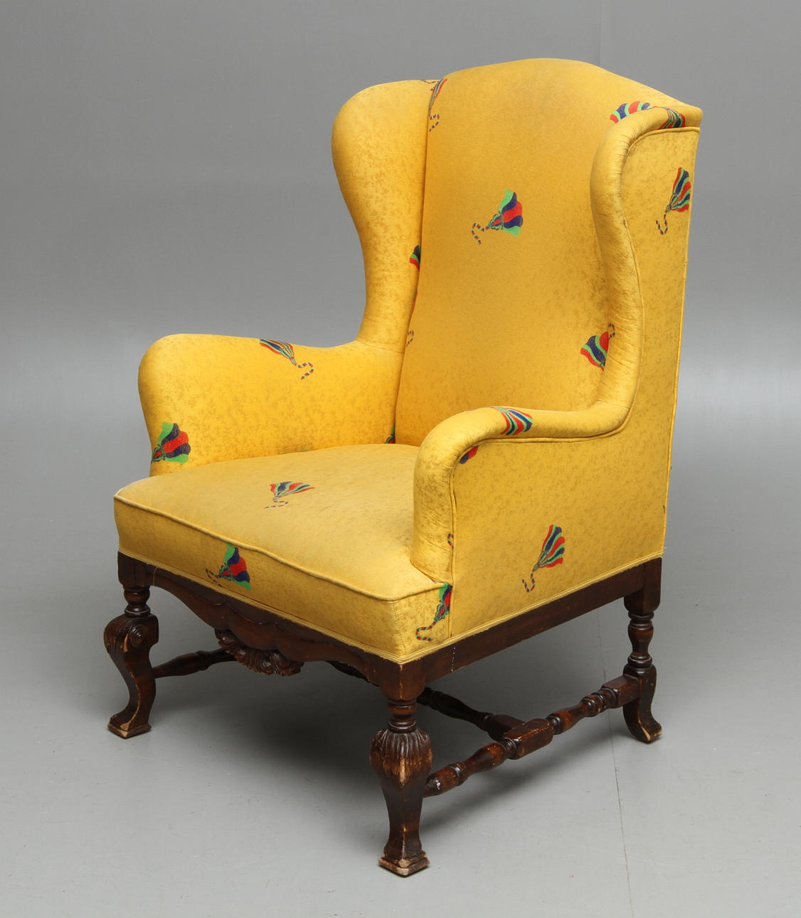 ÖRONLAPPSFÅTÖLJ, barockstil, 1900-tal.