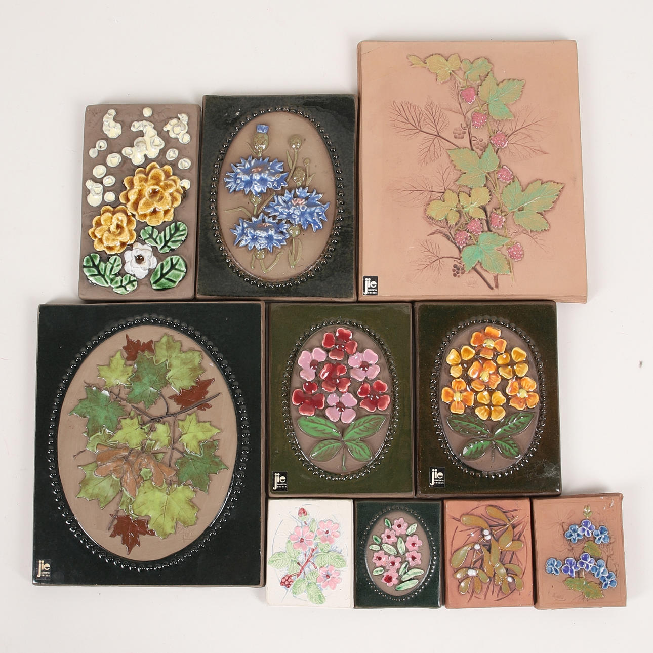 KERAMIKTAVLOR, 10 st, JIE Gantofta.