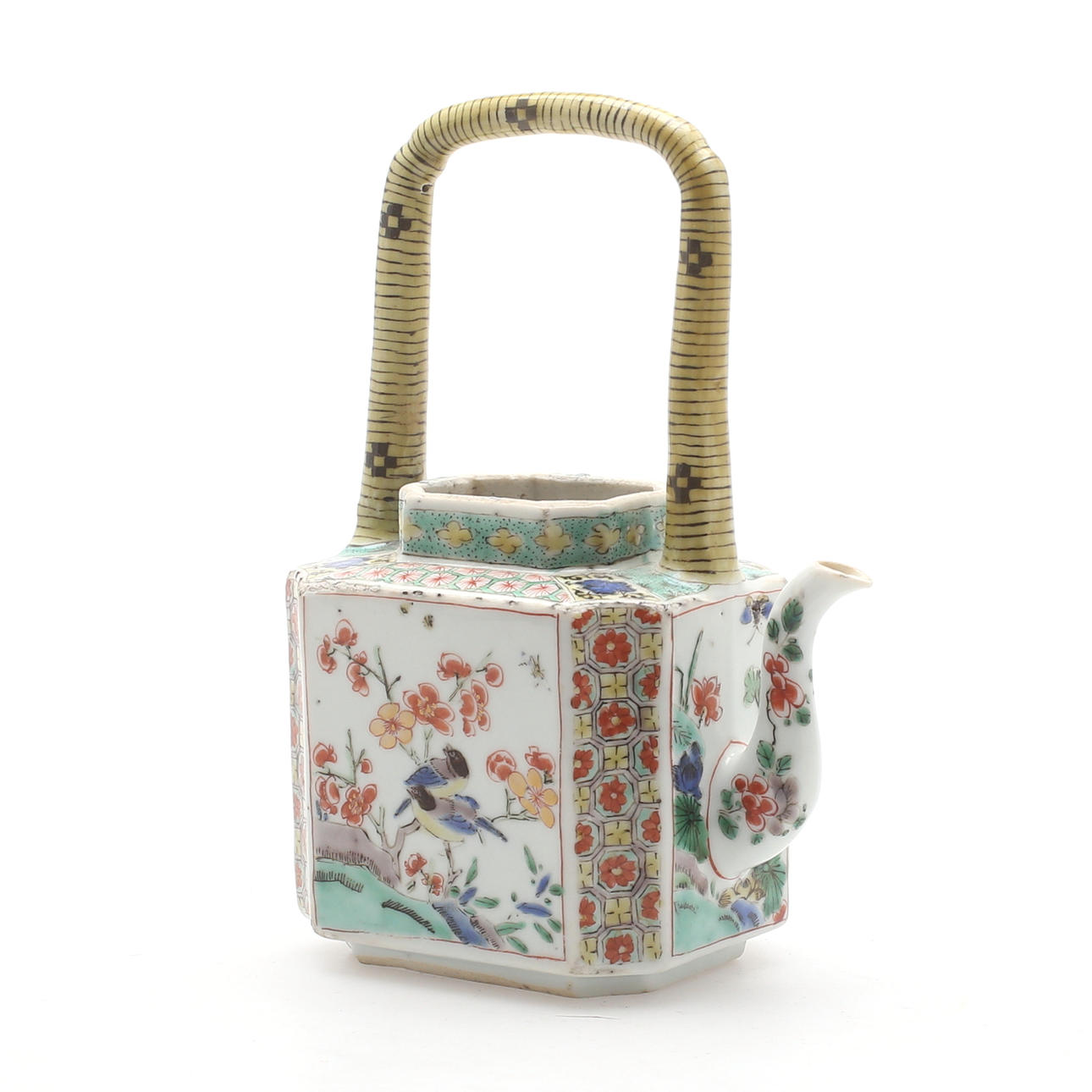 TEKANNA, porslin, Kina, Ch'ing dynastin, K'ang Hsi, 1662-1722.