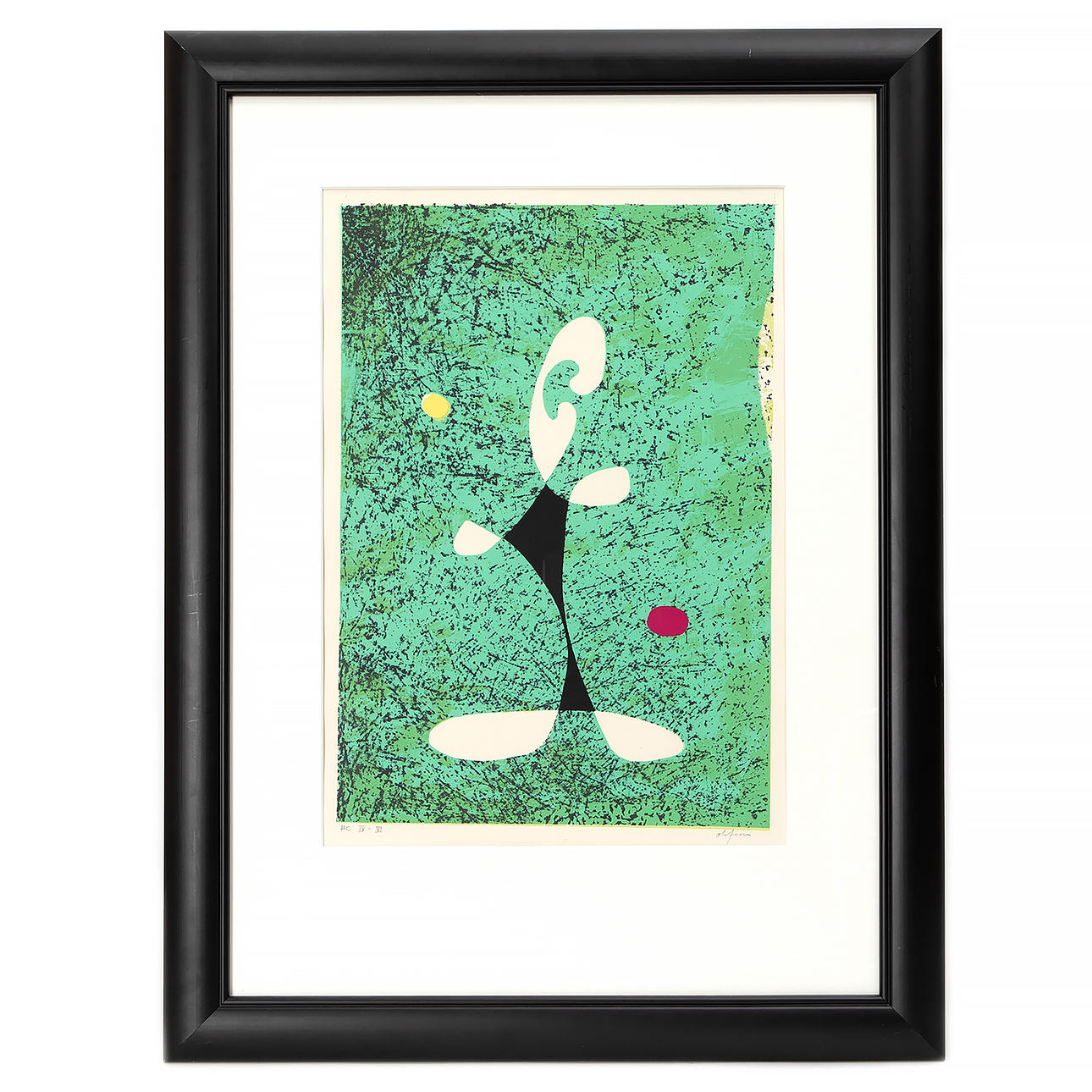 PIERRE OLOFSSON. Lithograph in colours, hors commerce, signed.