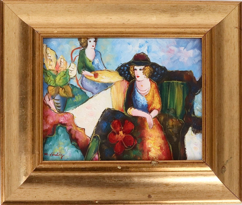 MARY VARLEY. Oil on canvas.