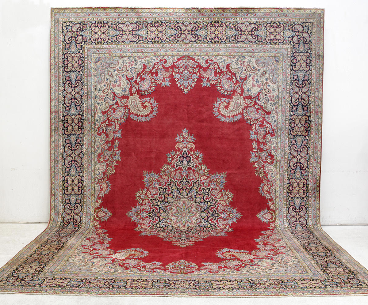 MATTA, Persisk, äldre Kirman Lavar, 517 x 350 cm.