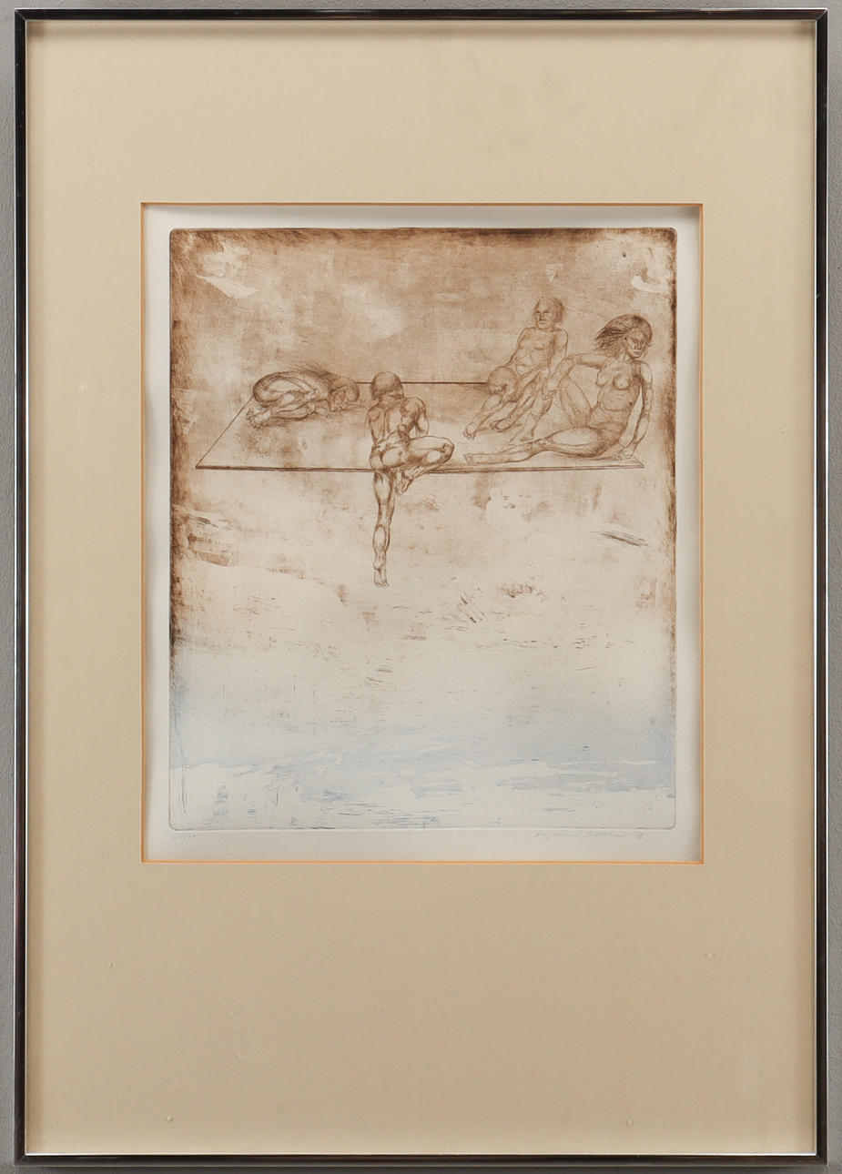 SUSANNE NESSIM. Komposition med figurer.